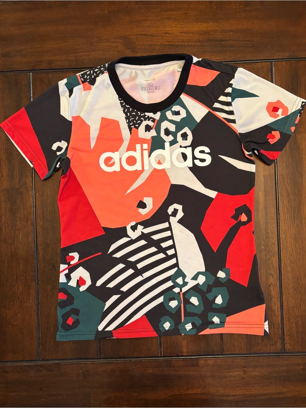 adidas Farm Rio Collaboration Graphic Soccer Tee Shirt Blokecore Women’s XS